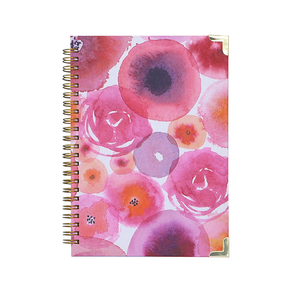 Customized Colorful Printing A5 Size Spiral Journal Planner Hardcover Notebook