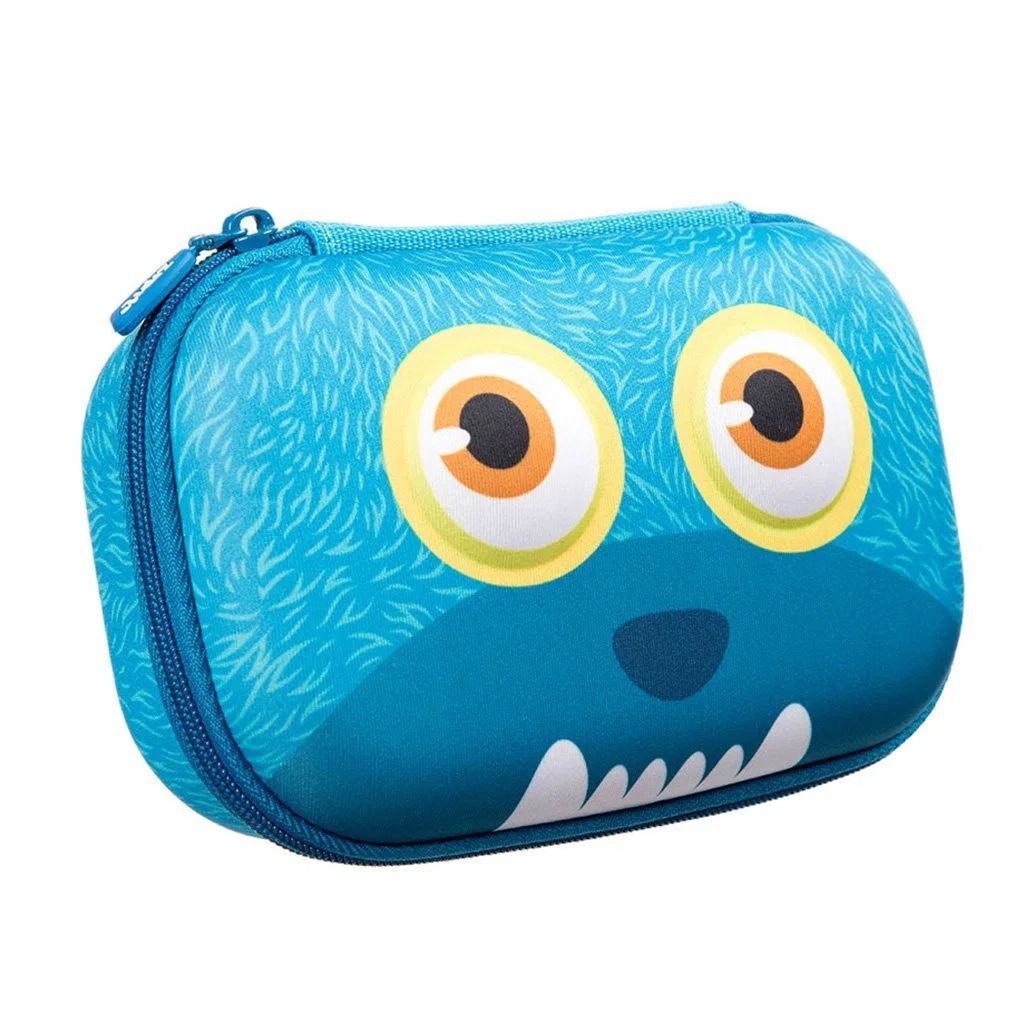 Students Stationery Wildlings Pencil Box for Kids Cute Storage Case for School Supplies Holds up to 60 Pens Zipper Closure