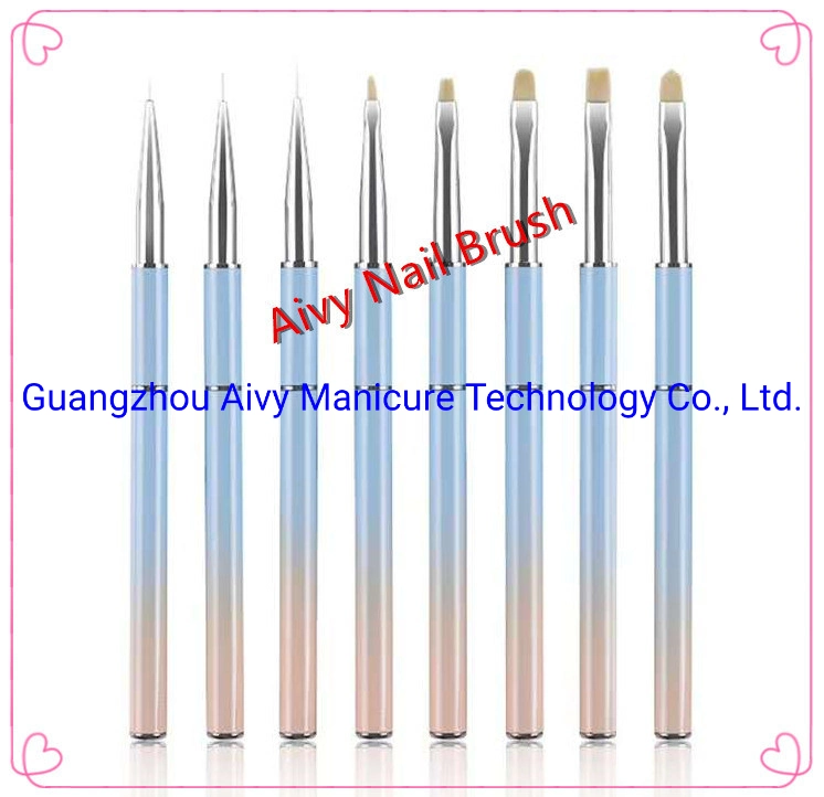 Wholesale/Supplier Shinny Color Beauty Salon Nail Polish Gel Brush