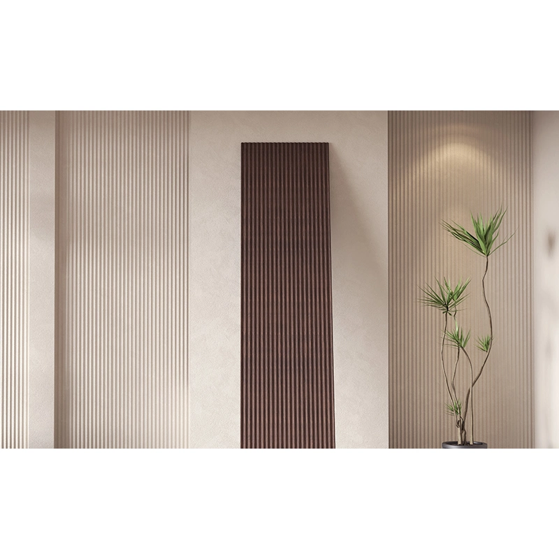 Insoul Hollow Design Indoor Interior Laminated Slat Fluted WPC Wall Panel