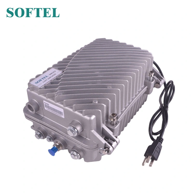 5-862MHz Outdoor Trunk Cable CATV Line Amplifier with AGC