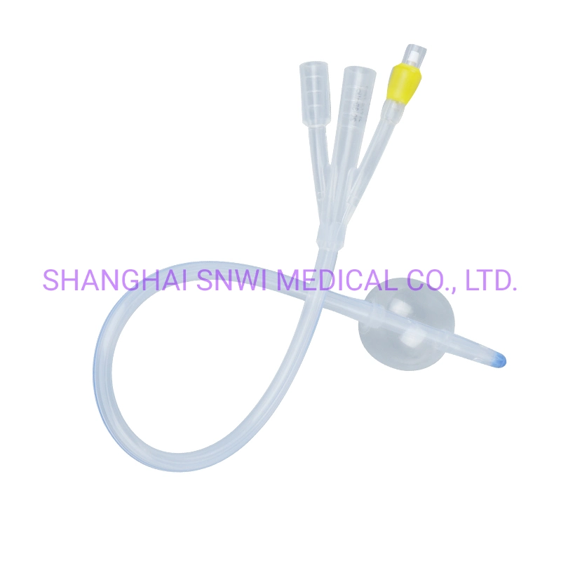 High quality/High cost performance  Medical Supplies Disposable Sterile Urine PVC Nelaton 100% Silicone Foley Catheter with Balloon