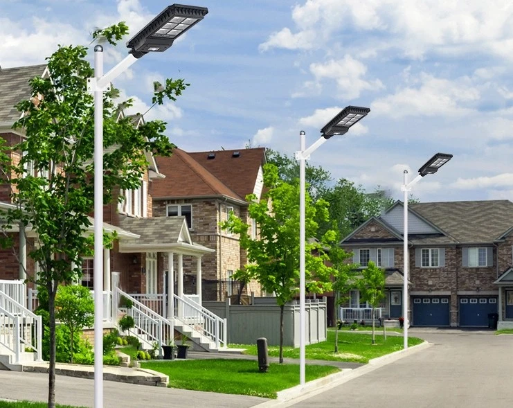 Las luces de carretera solar integrada 180 W en el campo del sensor de movimiento en una sola calle la luz solar