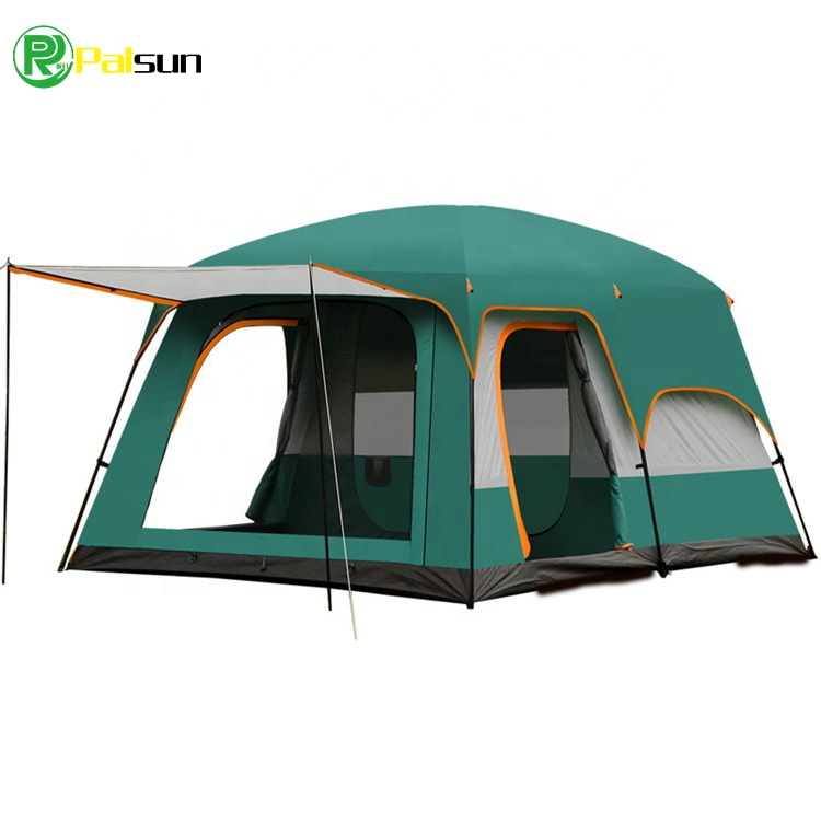 Factory Price Palsun Waterproof Over 4 Person Double Layer Large Outdoor Camping Tents for Sale