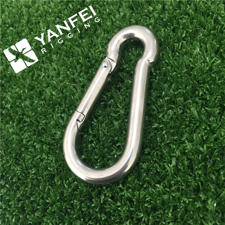 Stainless Steel AISI316/304 Spring Snap Hook with Eyelet