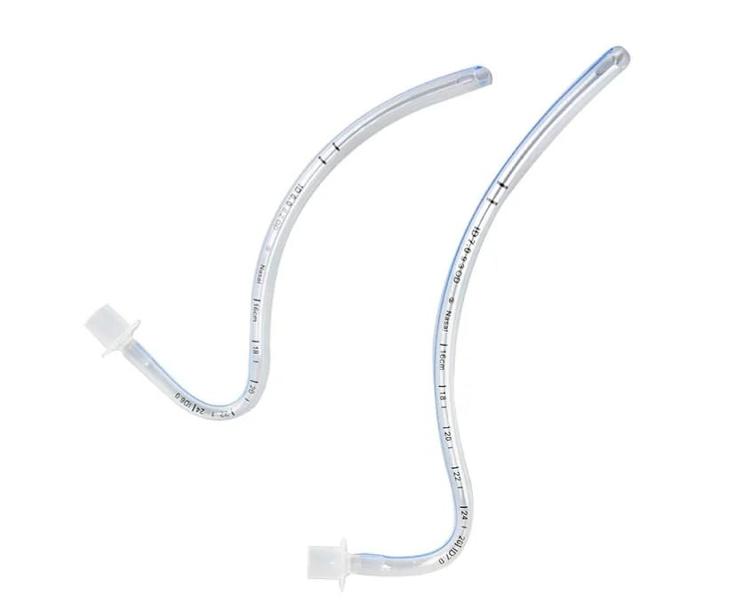 Hospital Disposable Medical Nasal Preformed Tracheal Tube Without Cuff