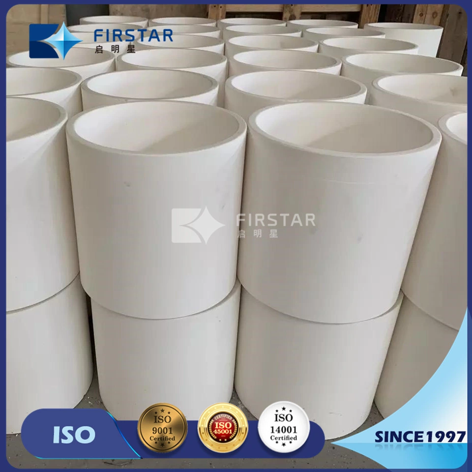 High Alumina Ceramic Sleeve for Steel Pipe as Per Customized Size Request