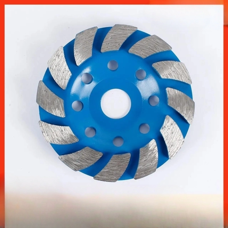 Factory Hot Sale Double Row Roda De Moagem De Diamante Concrete and Stone Polish Segmented Turbo Cup Grinding Wheel