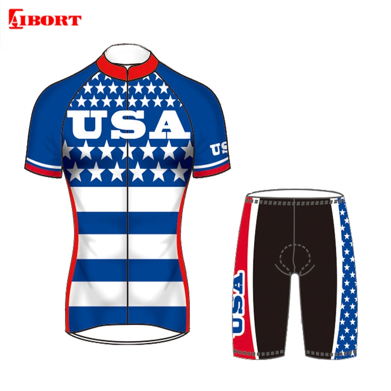 Aibort Short Sleeve Bicycle Wear with Custom Logo (A-CJ210)