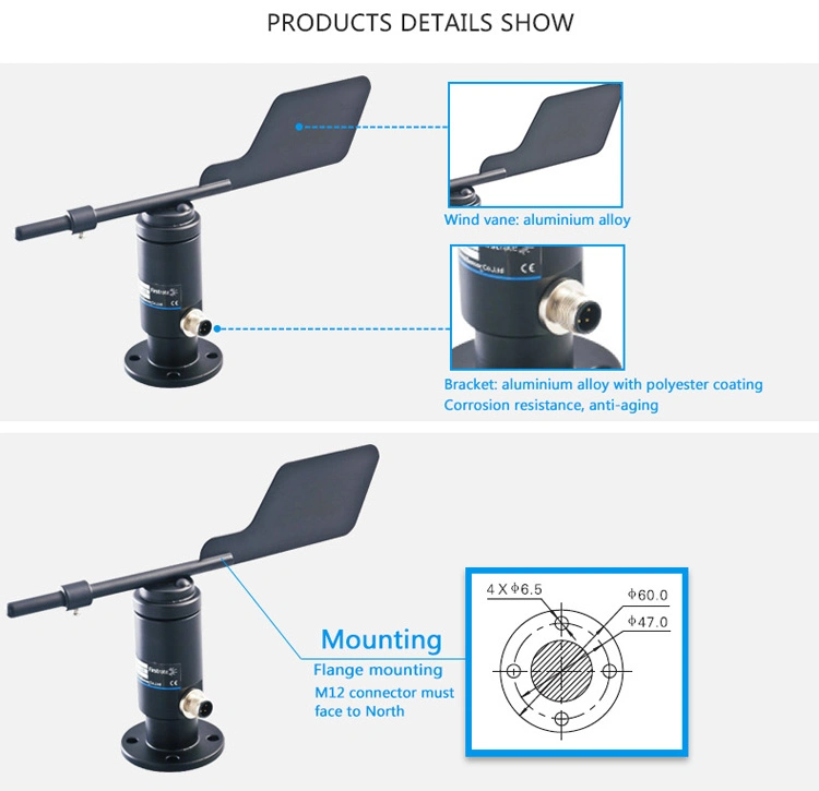 High Precision FST200-202 Weather Vane Wind Direction Sensor CE