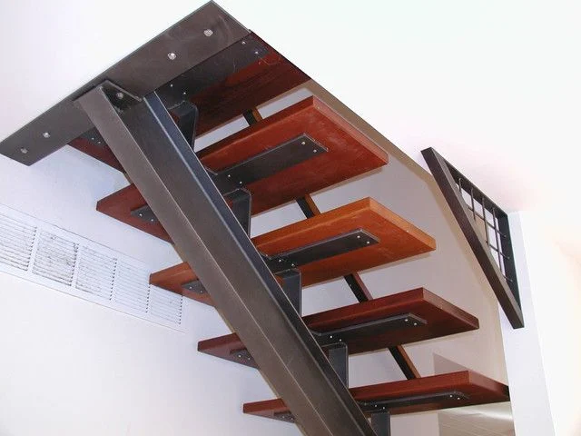 Latest Design I-Shape DIY Installation Safety Residential Staircase