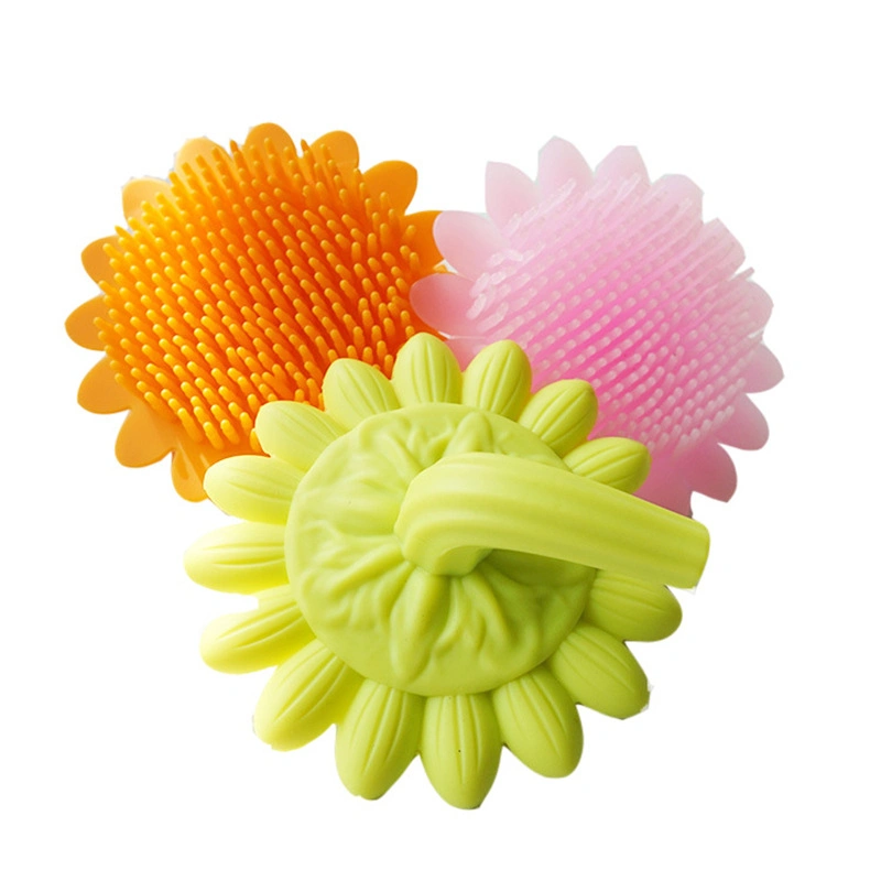 Amazon Hot Selle Head Scalp Massager Comb Wholesale/Supplier Customized Silicone Baby Hair Shampoo Brush