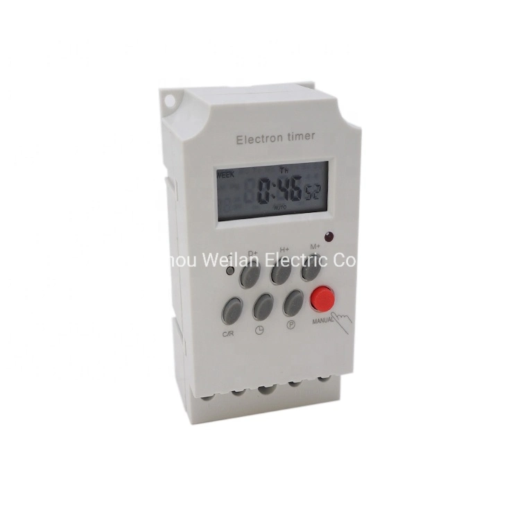 Weekly Programmable Small Electronic Digital Minute 15 Second Timer