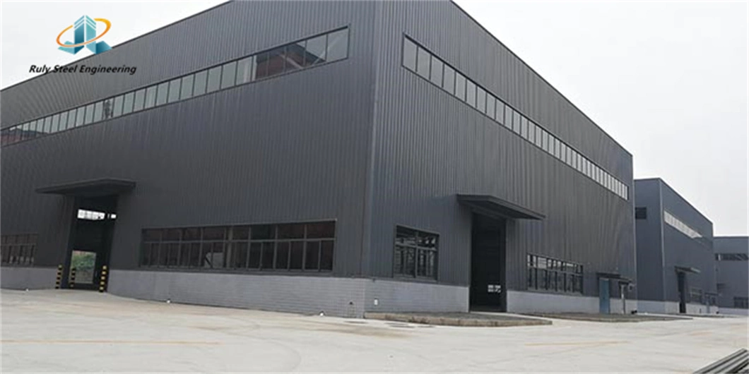 Edificio de almacén de estructura de acero modular prefabricado, ligero, fácil de montar y profesional