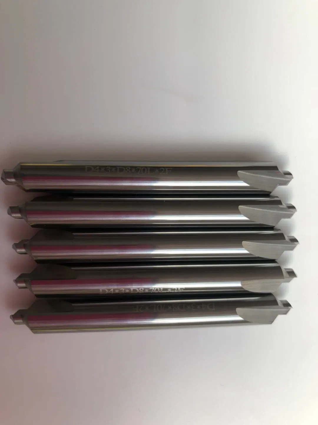 Double Head 2 Flute Sold Carbide Center Drill Bits for Aluminum and Steel