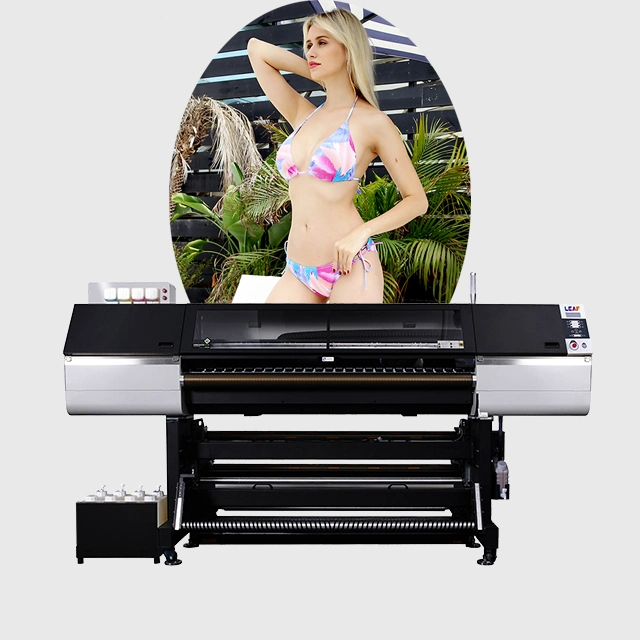 Une haute précision 1,85 M Textile numérique grand format de l'imprimante Imprimante à sublimation thermique directe