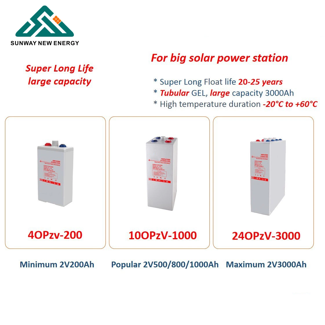 12V 180Ah batterie étanche au plomb acide de batterie AGM 180Ah