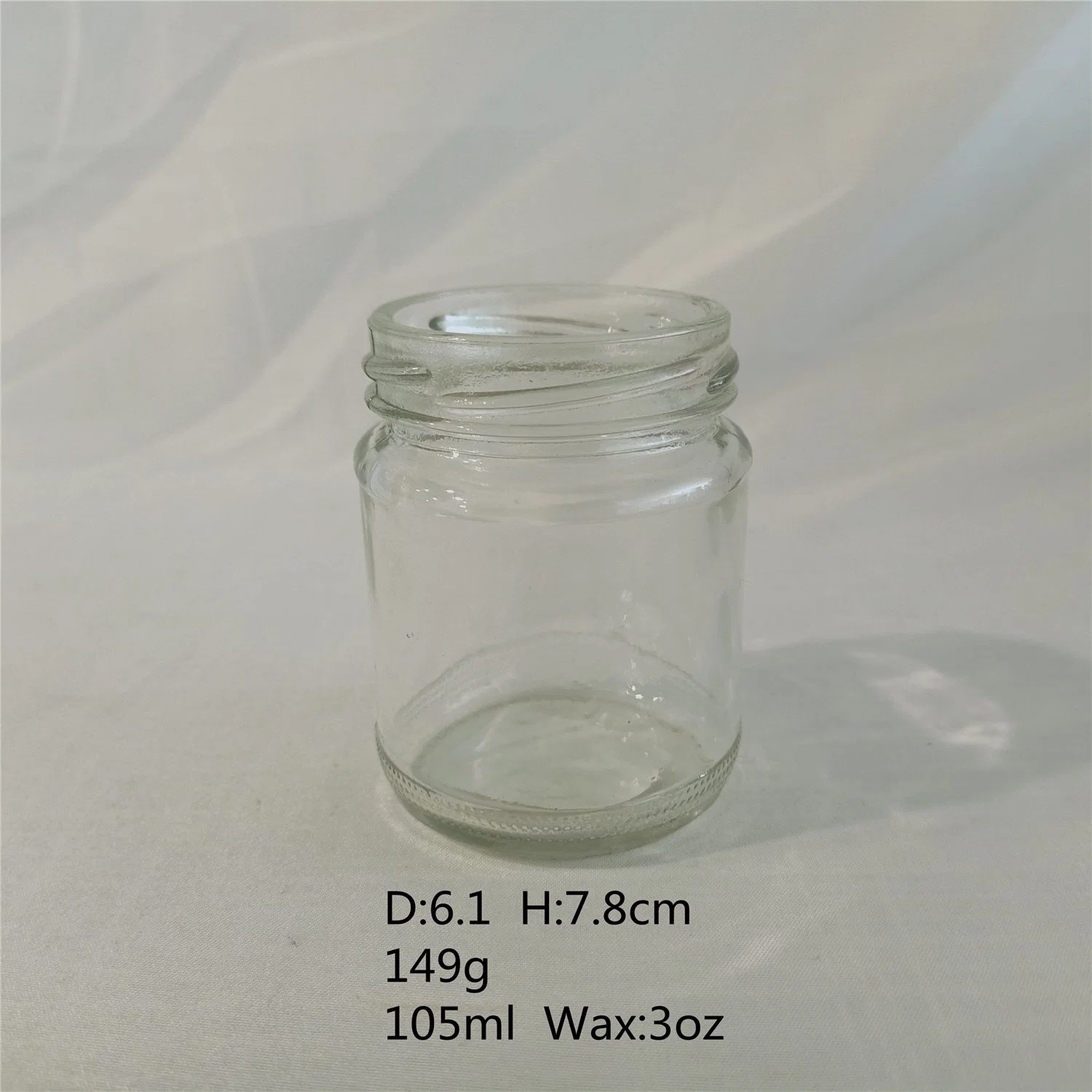 3oz Clear Glass Storage Bottle for Spice or Sauce