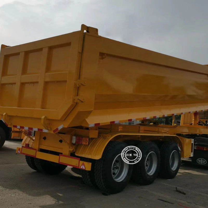 Rear Dump Tipper Truck Trailer 50tons Trailer Tipper Trailer 3 Axle Dump Trailer Tractor Dump Trailers