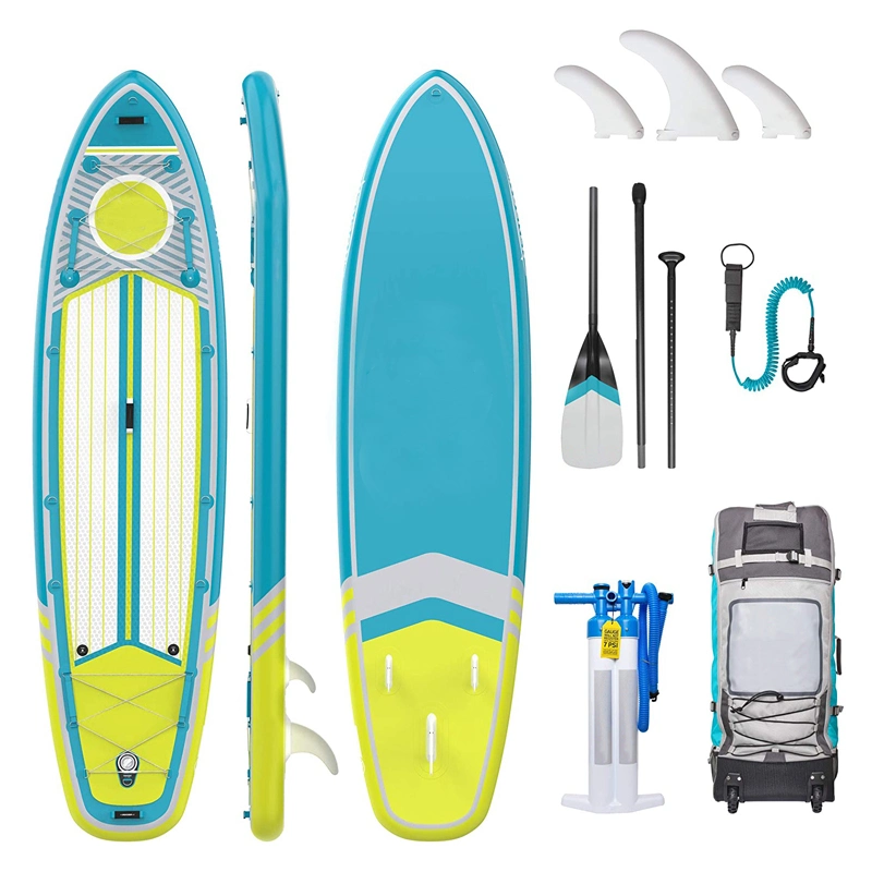 Triple Layer Strongest Wood Design Inflatable Sup Stand up Paddle Board Isup Air Board