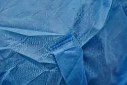 En13795 Disposable Surgical Gown Hospital Patient Gown Clothing Blue with High quality/High cost performance 