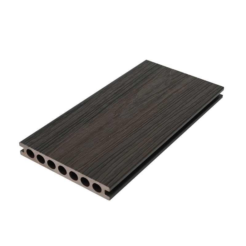 Precio de fábrica Venta caliente Madera plástico compuesto Co-extrusión Decking WPC Pisos al aire libre