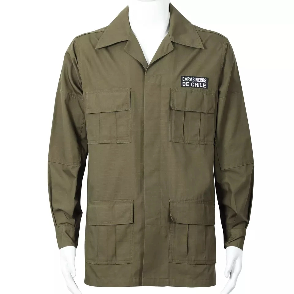 Custom Production Green Tactical Outdoor Sport Revers Multi-Pocket Uniform Hergestellt Produkte