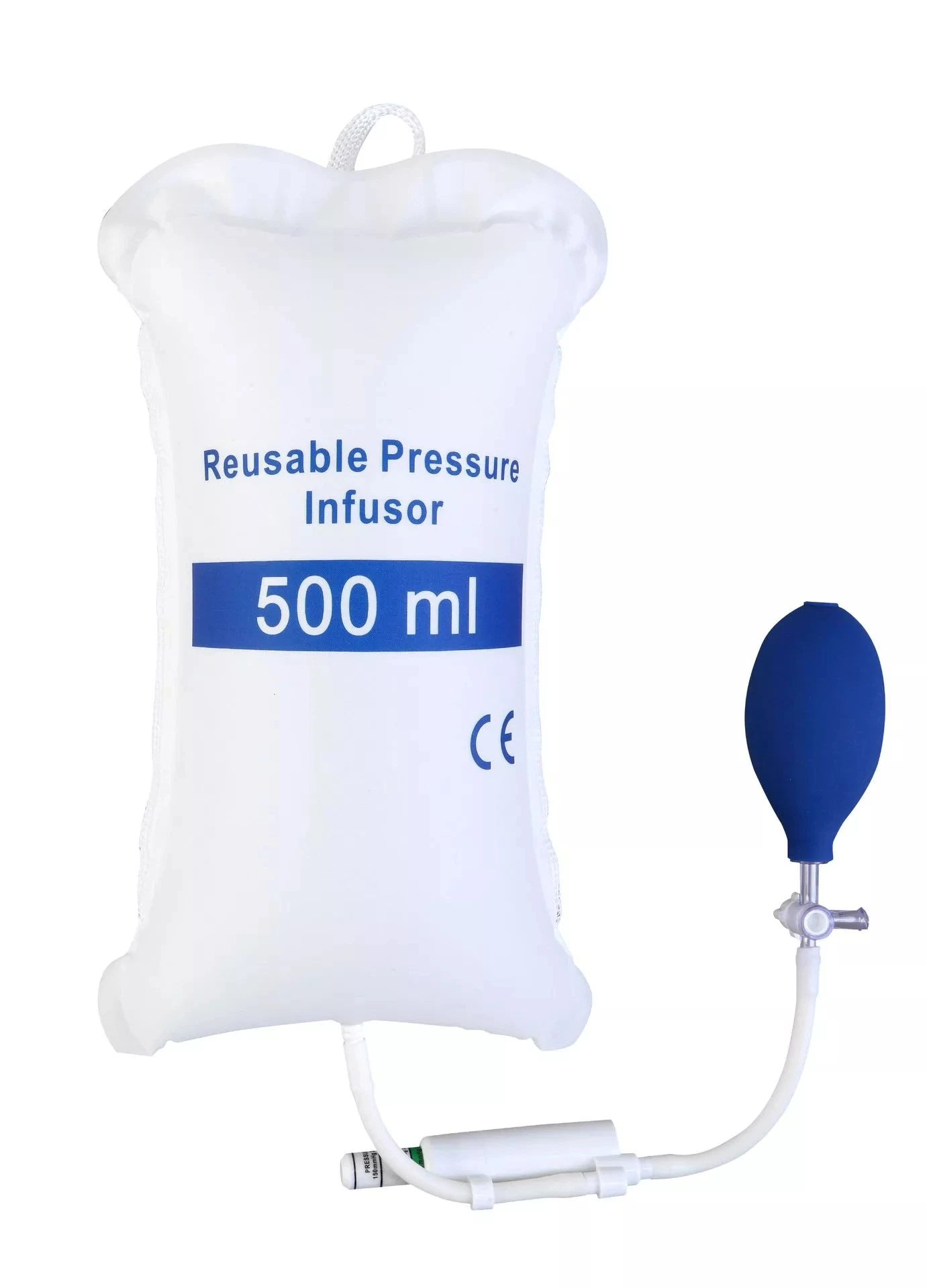 Reusable Pressure Infusion Bag, Pressure Infuser with Aneroid Gauge