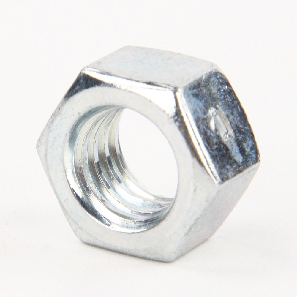 Premium Steel Hex Nuts - Grade 4.8 8.8 12.9 Zinc Plated Carbon Steel Polished Color Nut