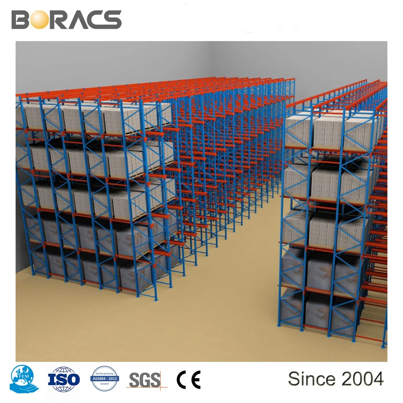 Industrial Racking Used Hot Sell Cold Warehouse Drive-in Rack Pallet Storage Racking System