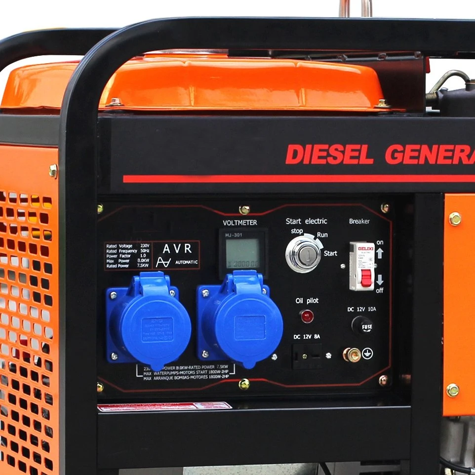 Pme-8500cle 7.5kw Power Diesel Generator Set Air-Cooled