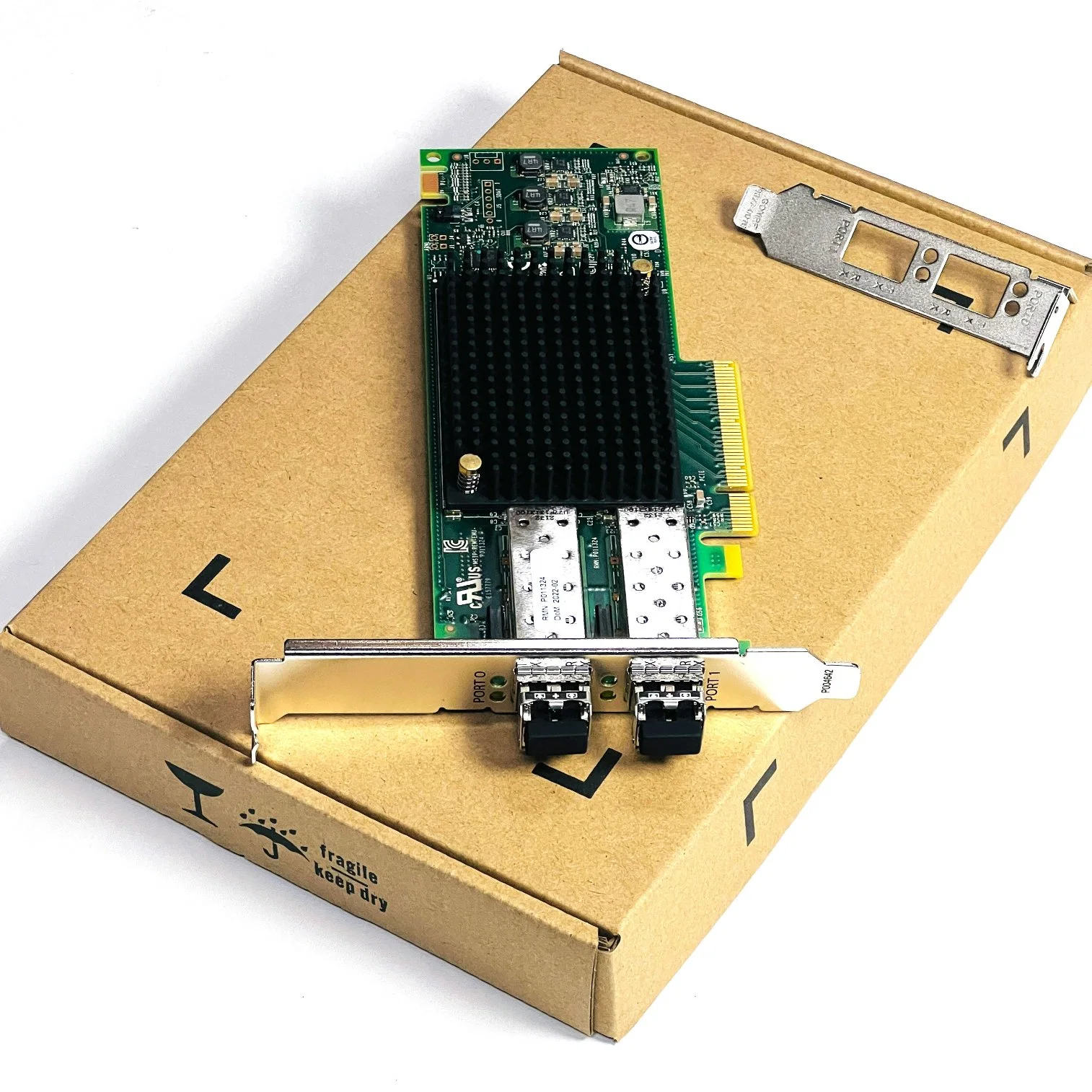 Nouveau Lpe31002-AP Emulex 16 Go HBA Emulex Lpe31002 PCI-E 3.0 CARTE adaptateur SFP+WiFi À deux ports X8