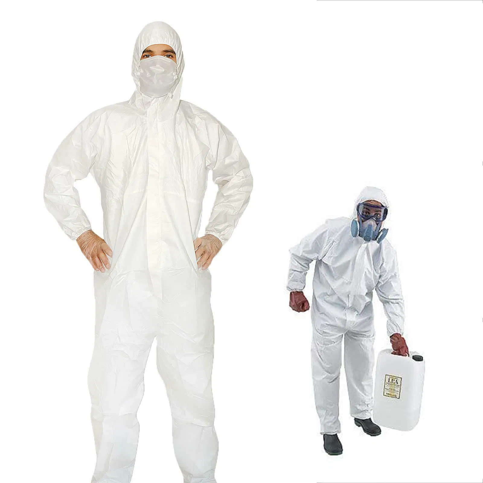 CE Certified Disposable Antistatic SMS Flame Retardant Type 5/6 Coverall for Welding and Construction