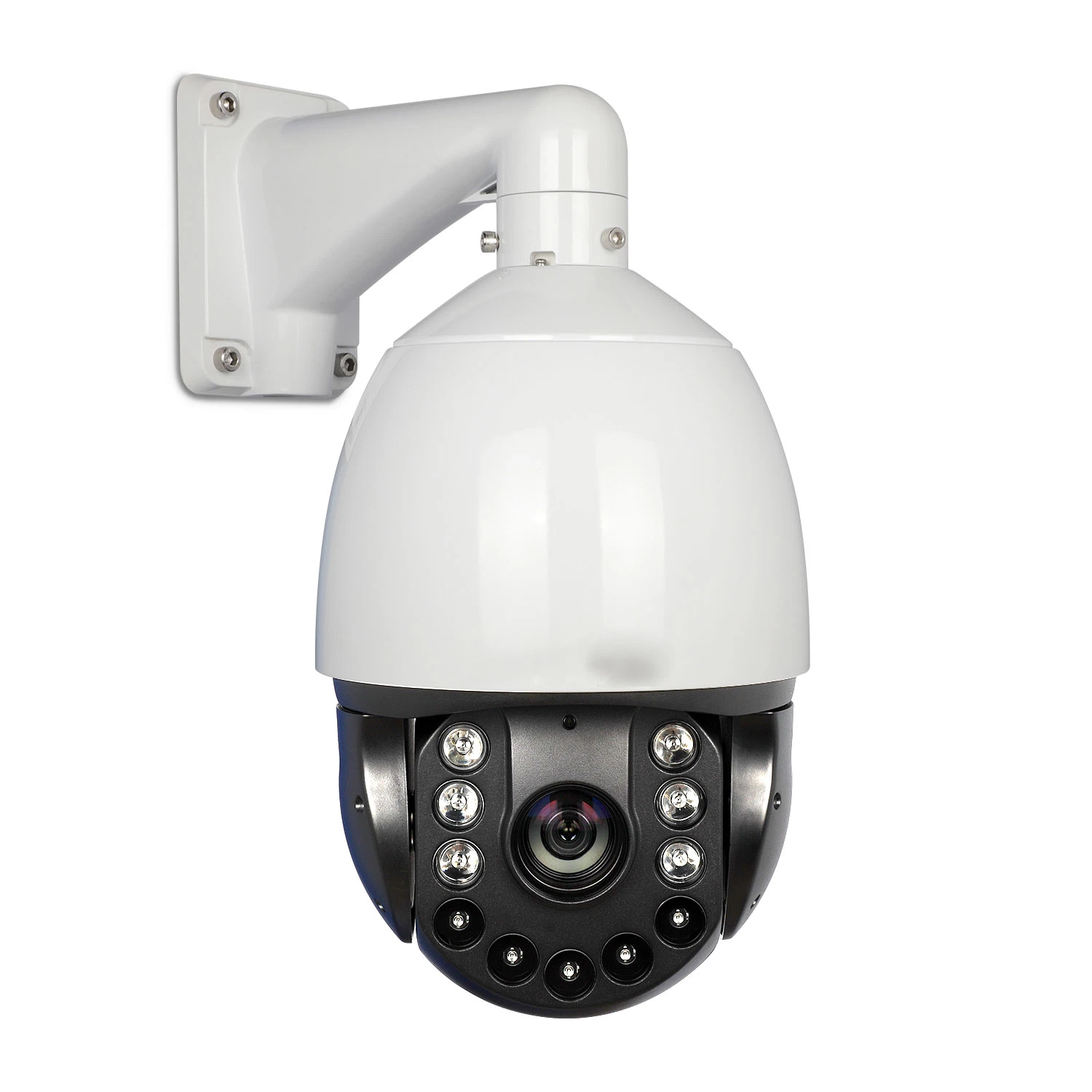 2MP 30X Zoom óptico láser ir PTZ impermeable IP66 IK10 Cámara IP CCTV 60fps de alta definición