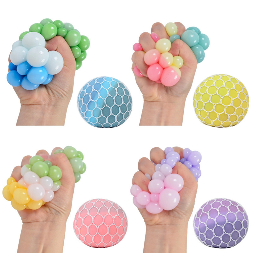 Wholesale/Supplier Bulk Free Custom Logo Emoji Anti Stress Relief Balle Apple Heart Shaped PU Foam Football Squeeze Fidget Toy Squishy Fruit Grape Reliever Stress Ball