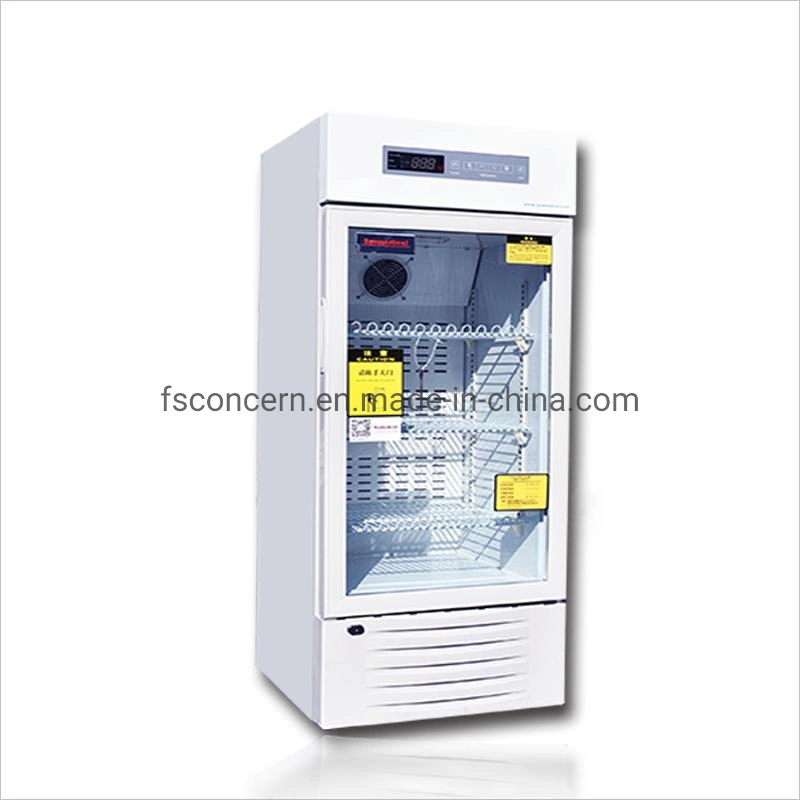 Vertical 120L Blood Bank Refrigerator Singel Door Hospital Mini Medical Fidge