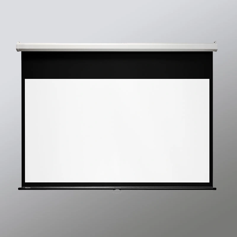 Indoor Ceiling Wall Mounted White Portable Projection Screen