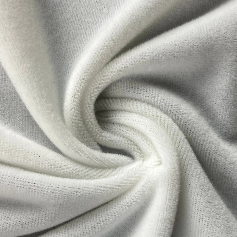 New Fashion Super Soft Tweed Single Sided Fabric for Nighty Dressing Gown