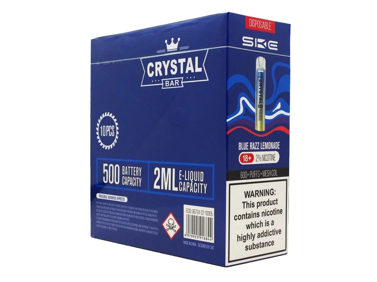 20 Mg Ske Crystal 600 Puff Einweg-Vape Großhandel Puff Bar