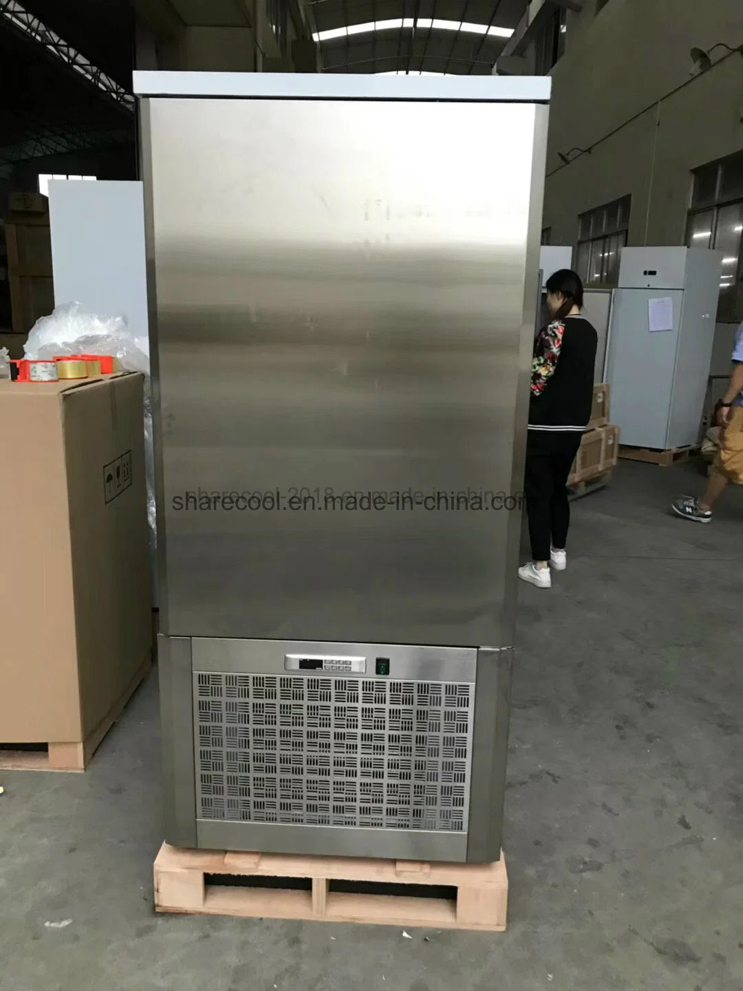 10pans Blast Freezer for Ice Cream Restaurant Blast Chiller Freezer