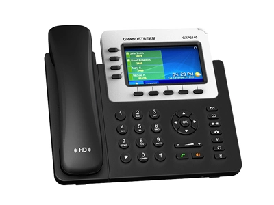 Un téléphone IP Entreprise polyvalent GXP2140 4 lignes, avec jusqu'à 4 comptes SIP, 4 touches de ligne de couleur double IP Phone GXP2140