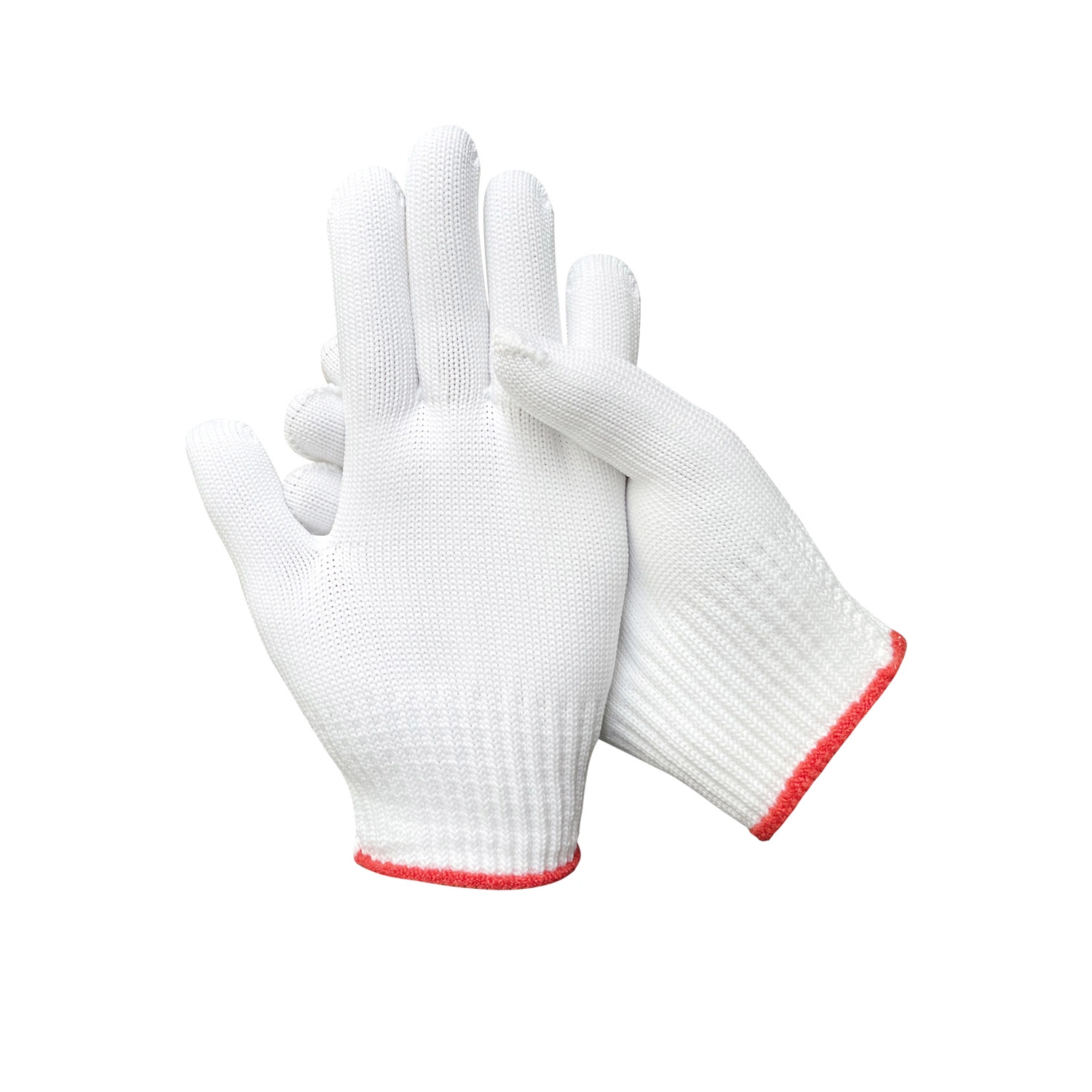 Knitted Glove Fishing Workout PVC Weight Lifting Nylon Gloves for Work