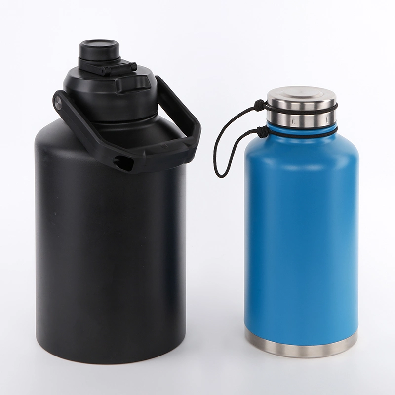 New Design Stainless Steel Water Bottle Large Capacity Double Wall Vacuum Gallon Water Bottle for Sport