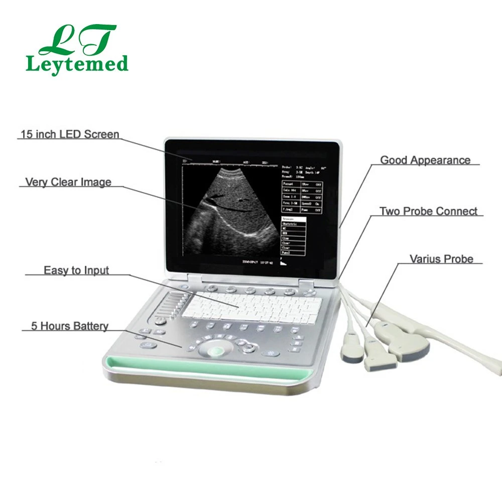 Ltub18V ecógrafo portátil para el veterinario.