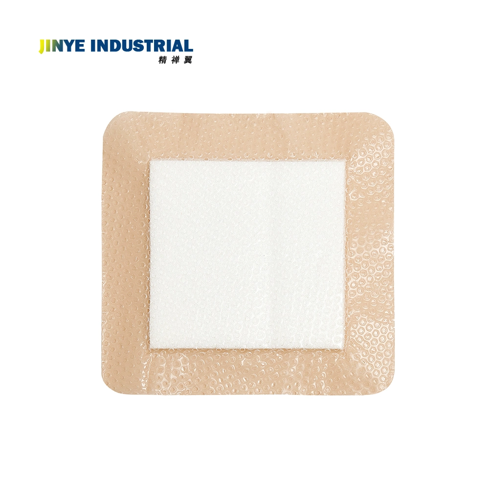 Medicalwaterproof Silicone Adhesive Foam Dressing for Wound Liquid Absorbent