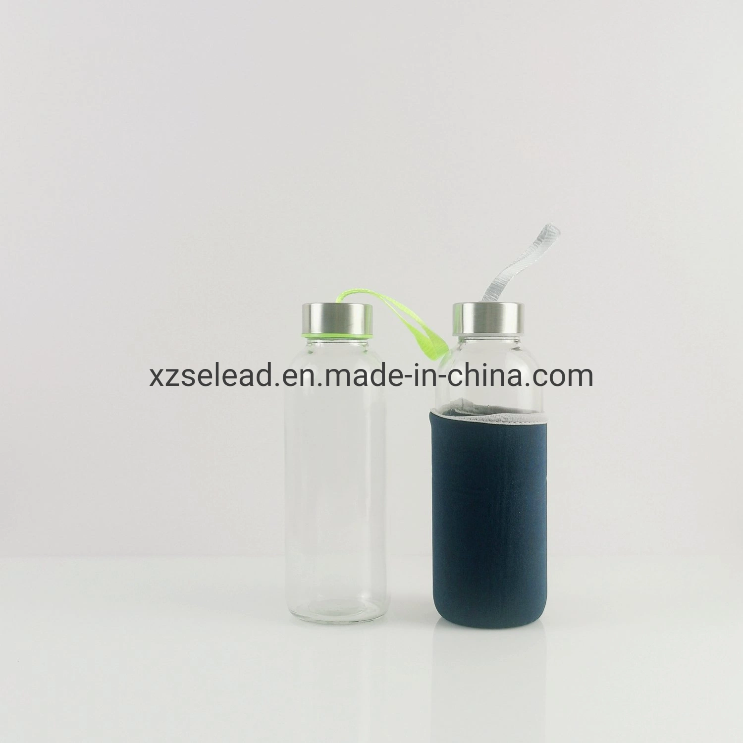 Wholesale/Supplier High quality/High cost performance  Travel Glass Water Bottle with Bamboo