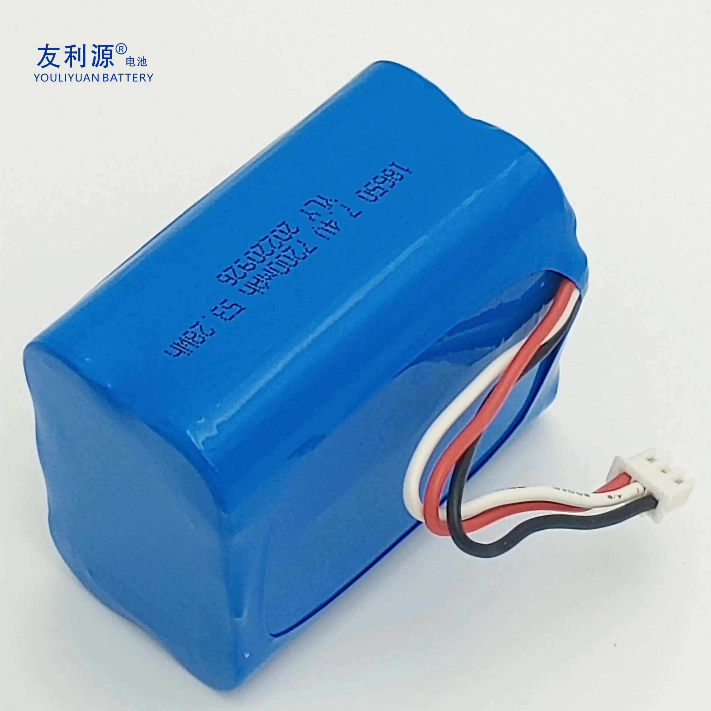 Factory Price 7.4V 7.2ah 2s3p 18650 Rechargeable Lithium Battery Pack for Consumer Electronics LED Lights