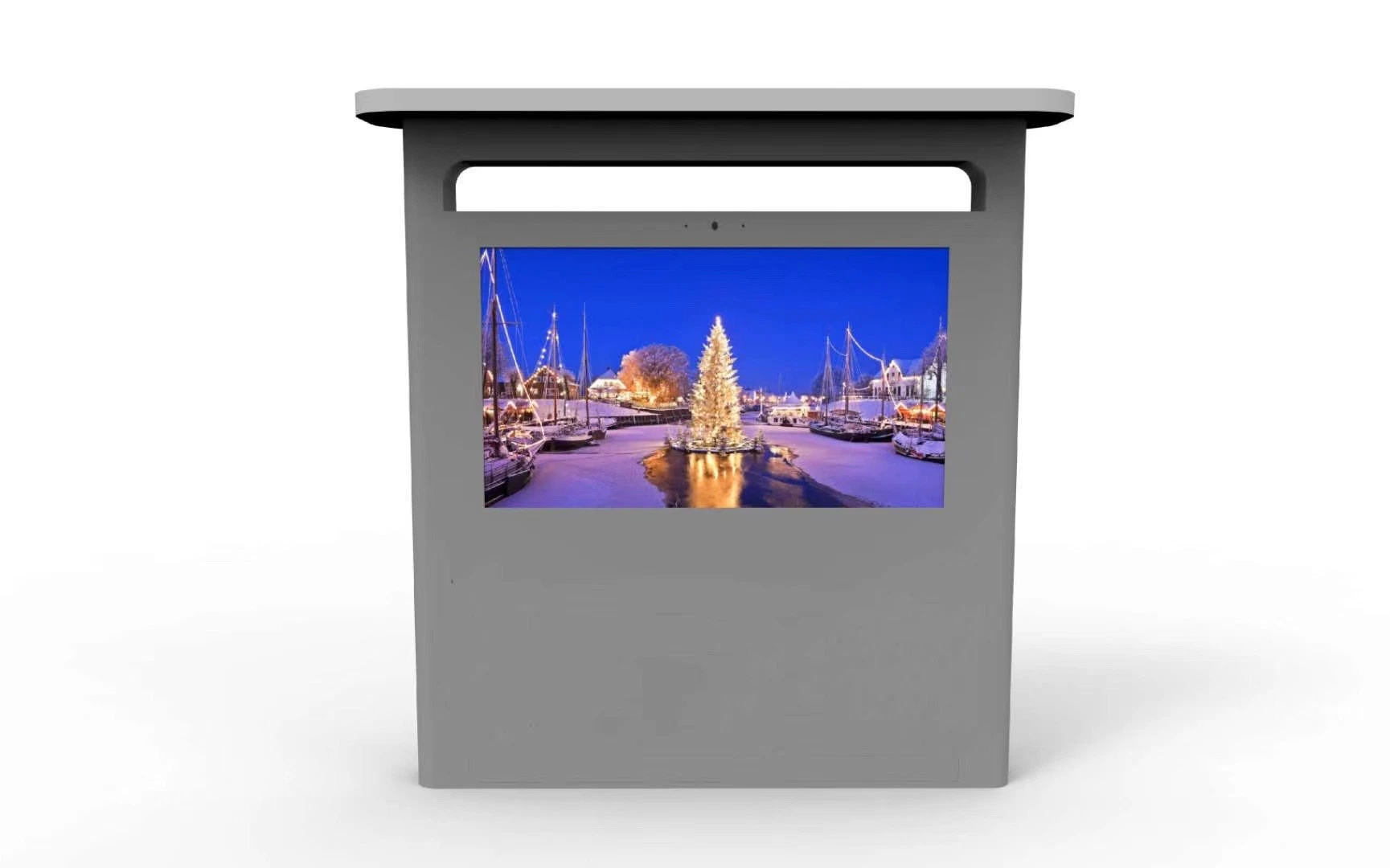 Waterproof Outdoor 55-Inch Digital Signage Touchscreen LCD Screen