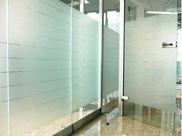 3-19mm Double or Single Side Acid Etched Tempered Glass