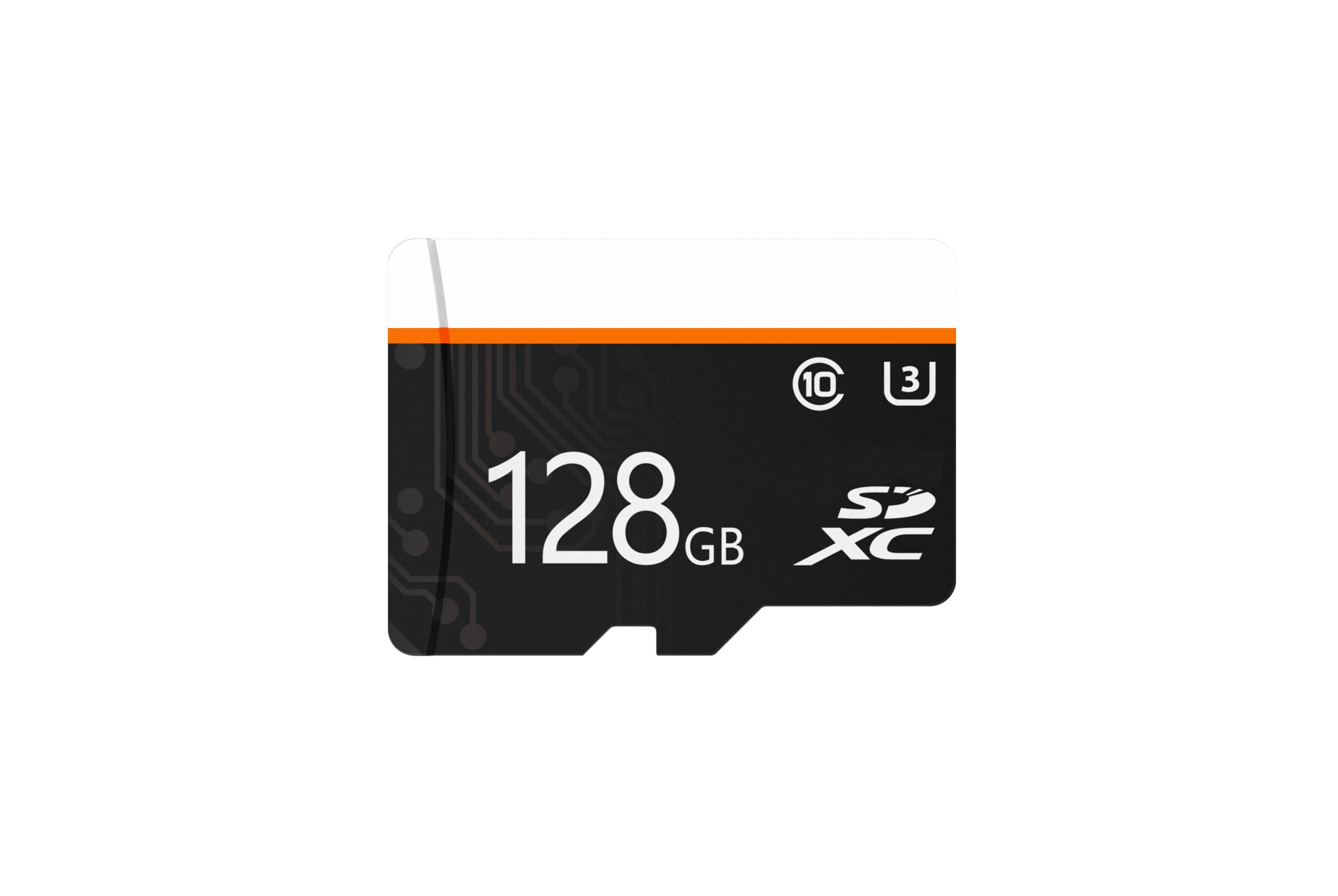 Full Capacity 128 GB TF SD Card Customized Logo Memory Card